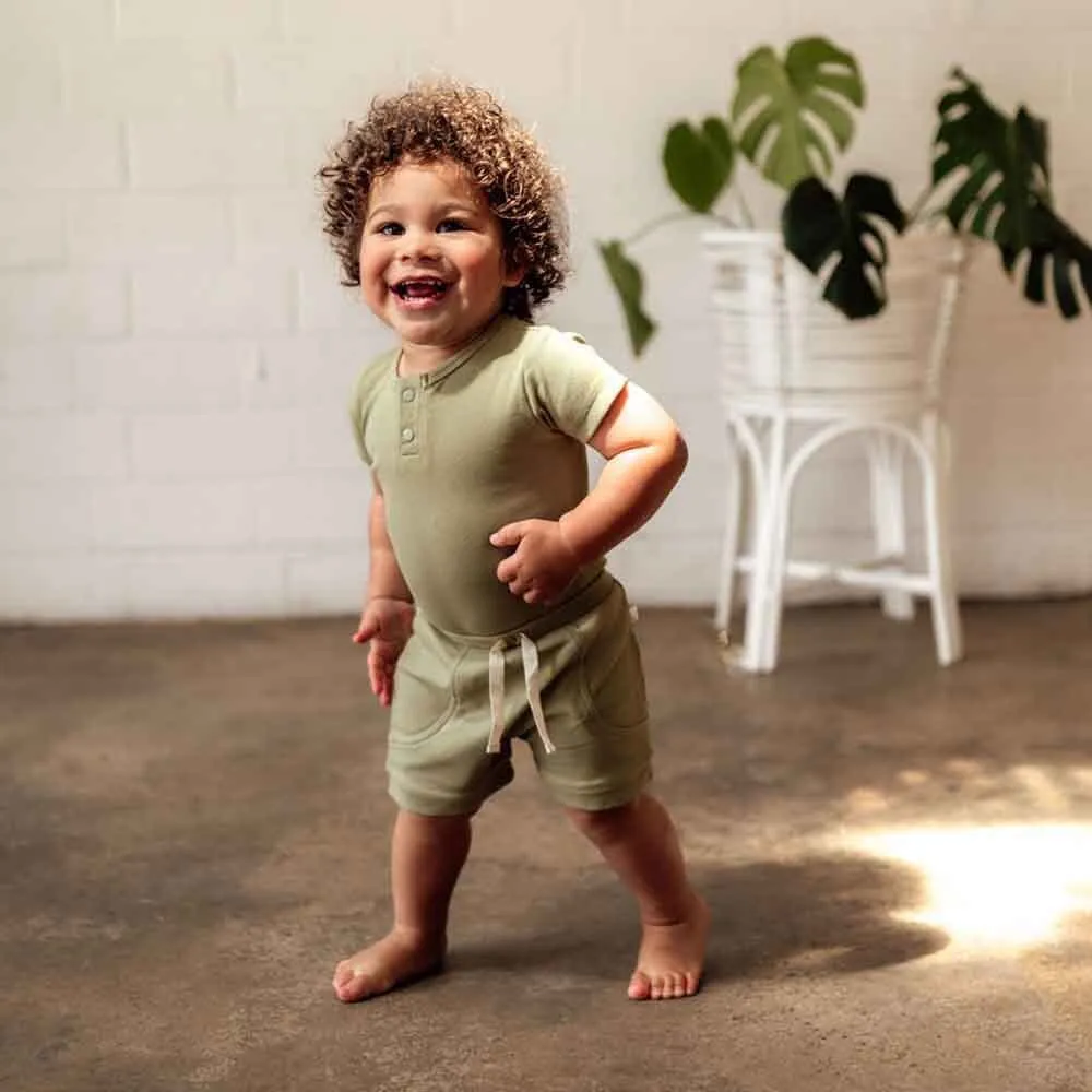 Dewkist Short Sleeve Organic Bodysuit
