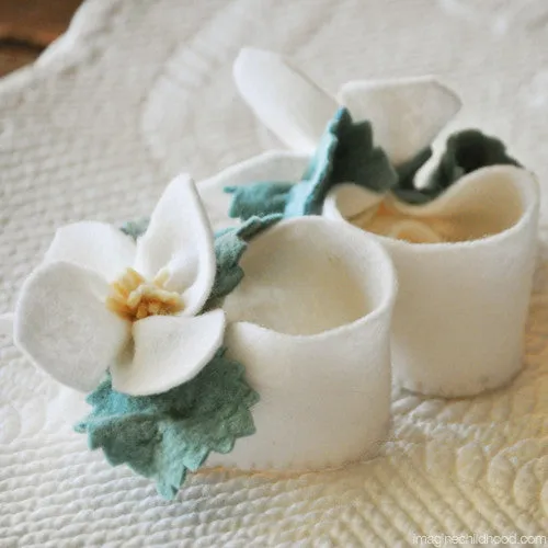 DIY Baby Booties Kit Apple Blossom