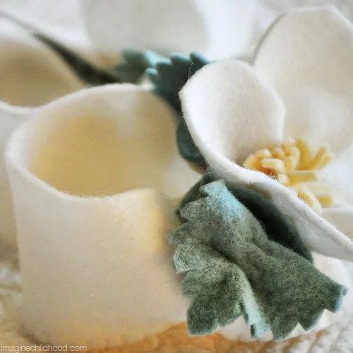 DIY Baby Booties Kit Apple Blossom