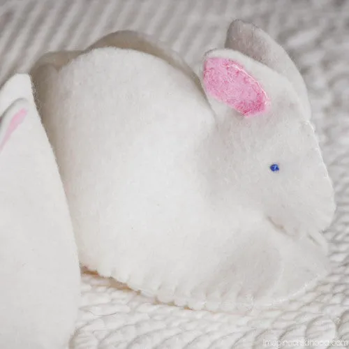 DIY Baby Booties Kit Bunny