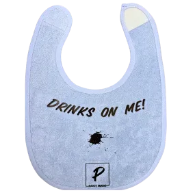 Drinks on Me - Cool Kid Personalized Bib