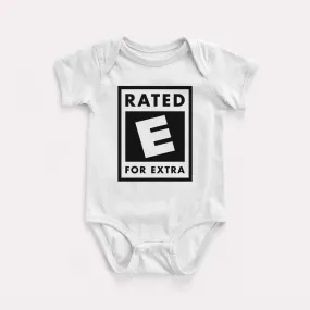 E For Extra Baby Bodysuit