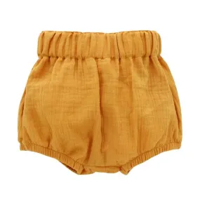 Emerson & Friends Gauze Baby Bloomers - Mustard