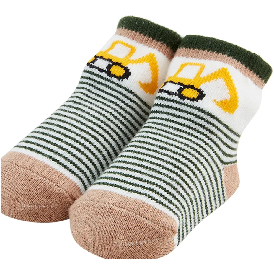 Excavator Baby Socks