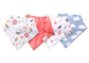 Farmstead Baby Bandana Bib Set