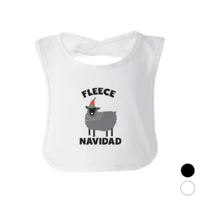 Fleece Navidad Infant Gift Baby Teething Bib Cute Christmas Gift