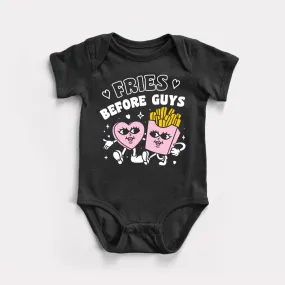 Fries Before Guys Baby Bodysuit