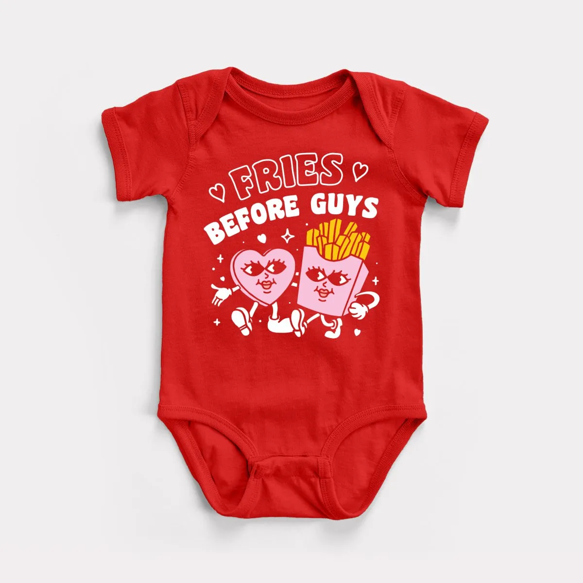 Fries Before Guys Baby Bodysuit