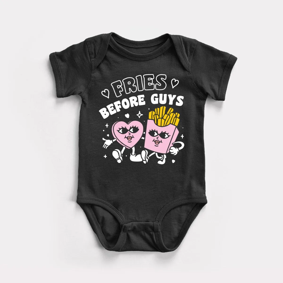 Fries Before Guys Baby Bodysuit
