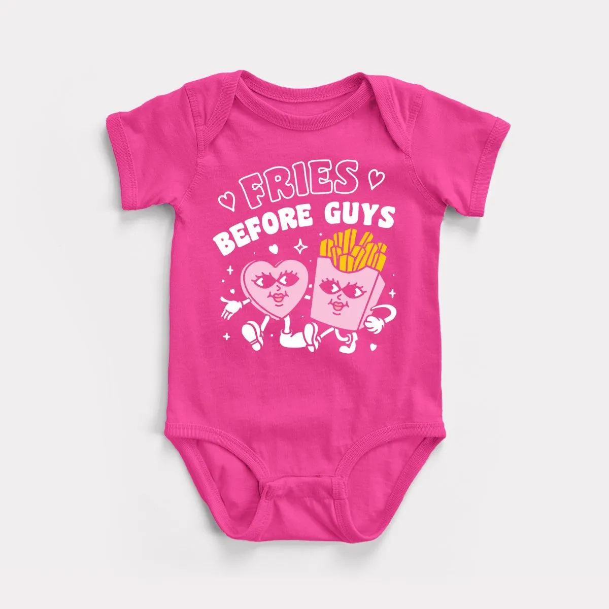 Fries Before Guys Baby Bodysuit