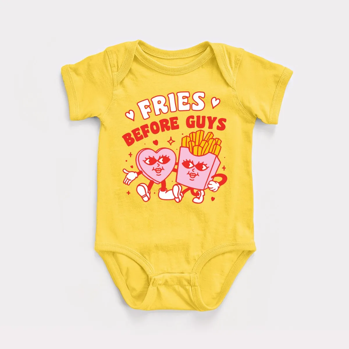 Fries Before Guys Baby Bodysuit