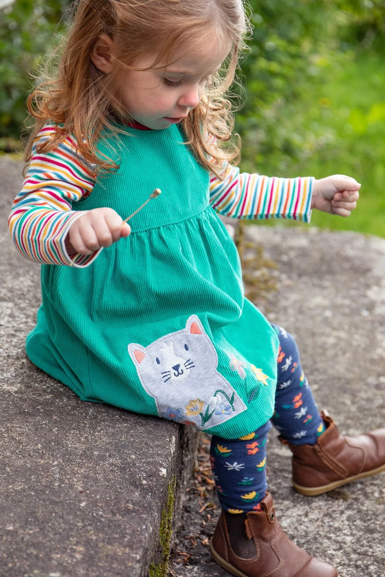 Frugi Betty Bodysuit 500166A4lbms Stripe