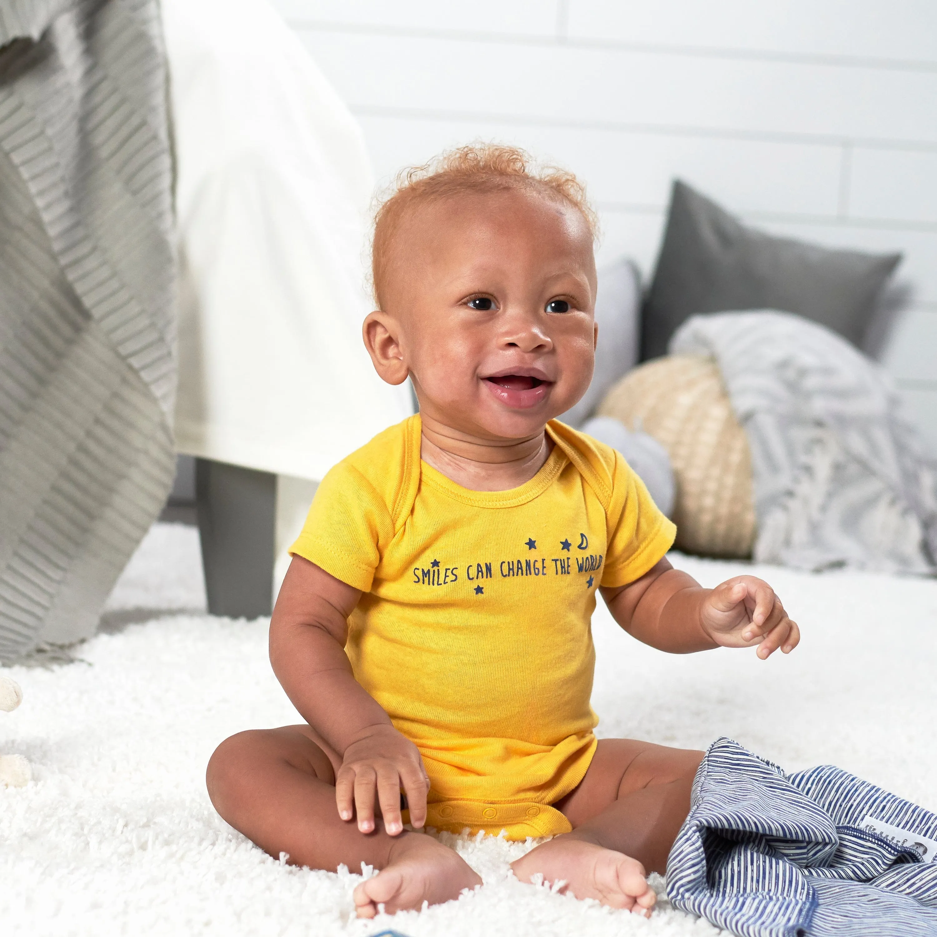 Gerber® 8-pack Baby Boys' Fox Short Sleeve Onesies® Bodysuits