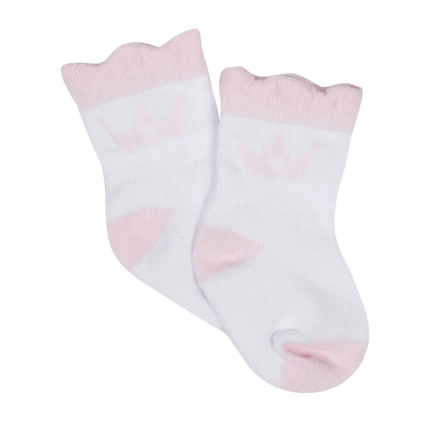Gerber® Organic 4-Pack Baby Girls Princess Wiggle Proof Socks