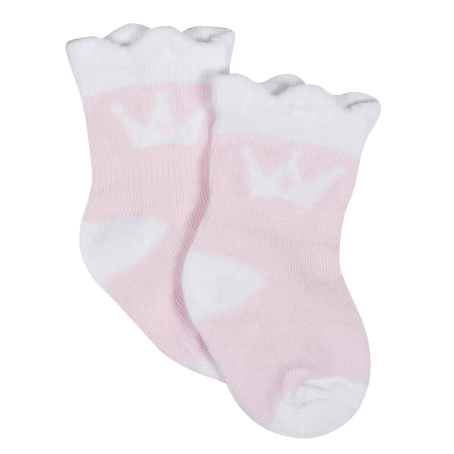 Gerber® Organic 4-Pack Baby Girls Princess Wiggle Proof Socks