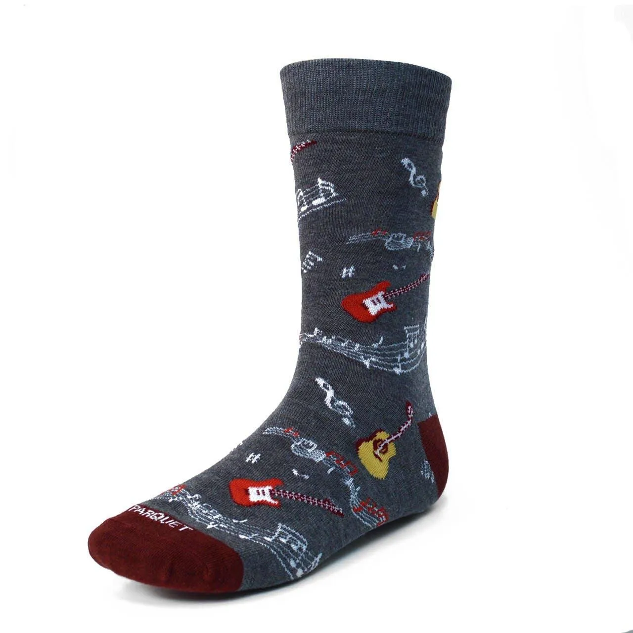 Guitar and Music Notes Novelty Socks (Mens)