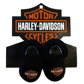 Harley-Davidson Baby Boys' Stretch Terry Bootie Socks, Black 7059325