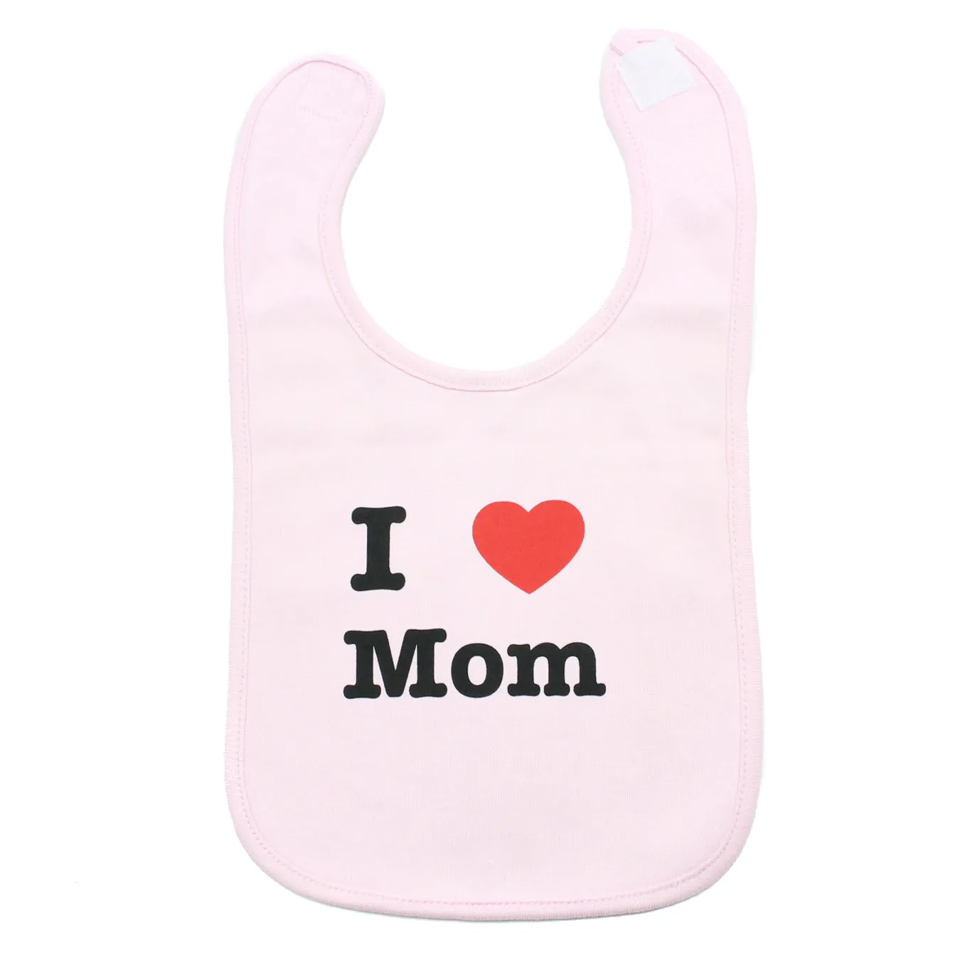 I Heart Love Mom Newborn Baby Soft Cotton Bib