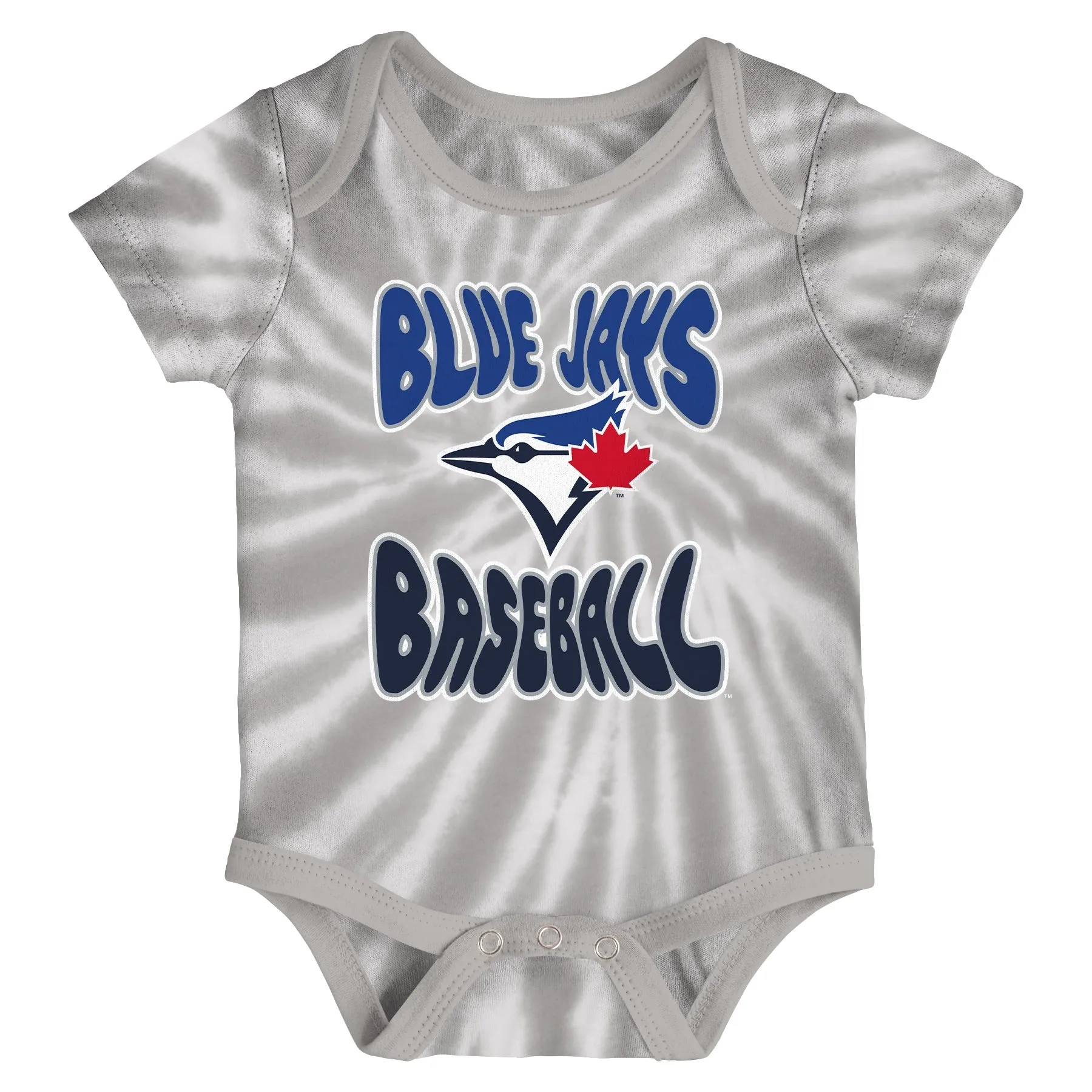 Infant Toronto Blue Jays Tie Dye/White Onesie 2-Pack Set