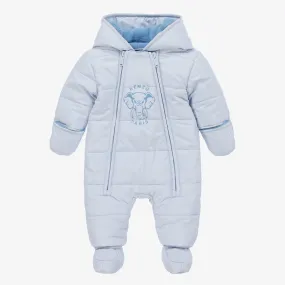 Kenzo Baby Blue Elephant Puffer Baby Snowsuit - 3M