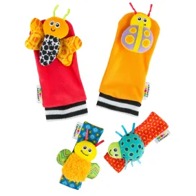 Lamaze Gardenbug Foot & Wrist Rattle Set