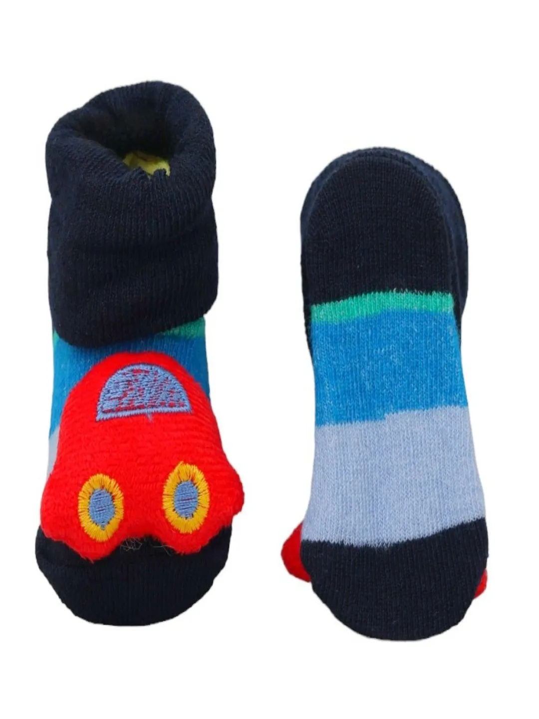 Little Racer Car and Puppy Socks Set for Baby Boys
