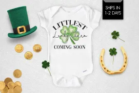 Littlest Lucky Charm Coming Soon Baby Onesie®