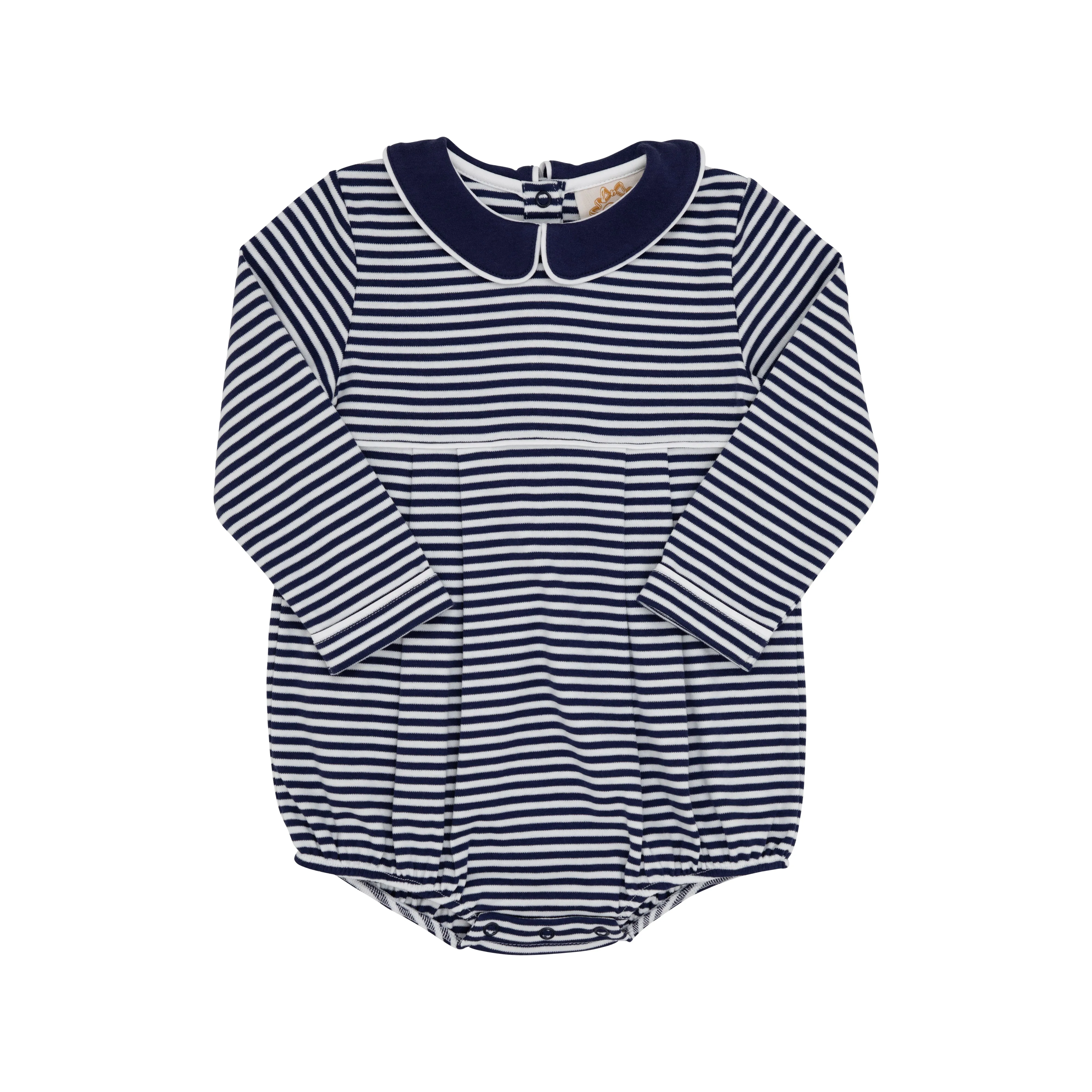 Long Sleeve Bradford Bubble - Nantucket Navy Stripe