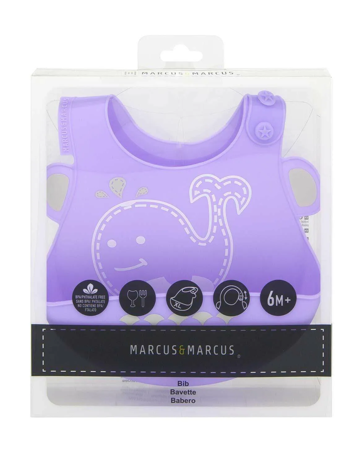 Marcus & Marcus Baby Bib - Whale