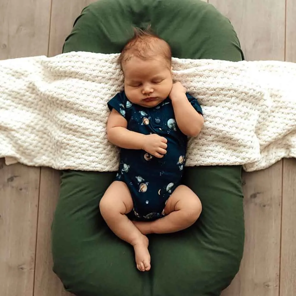 Milky Way Short Sleeve Organic Bodysuit
