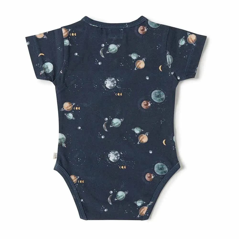 Milky Way Short Sleeve Organic Bodysuit