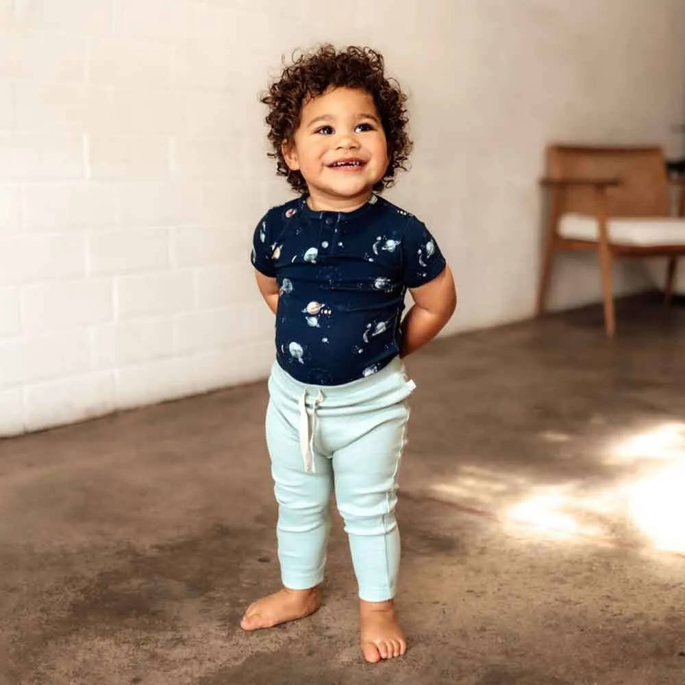 Milky Way Short Sleeve Organic Bodysuit