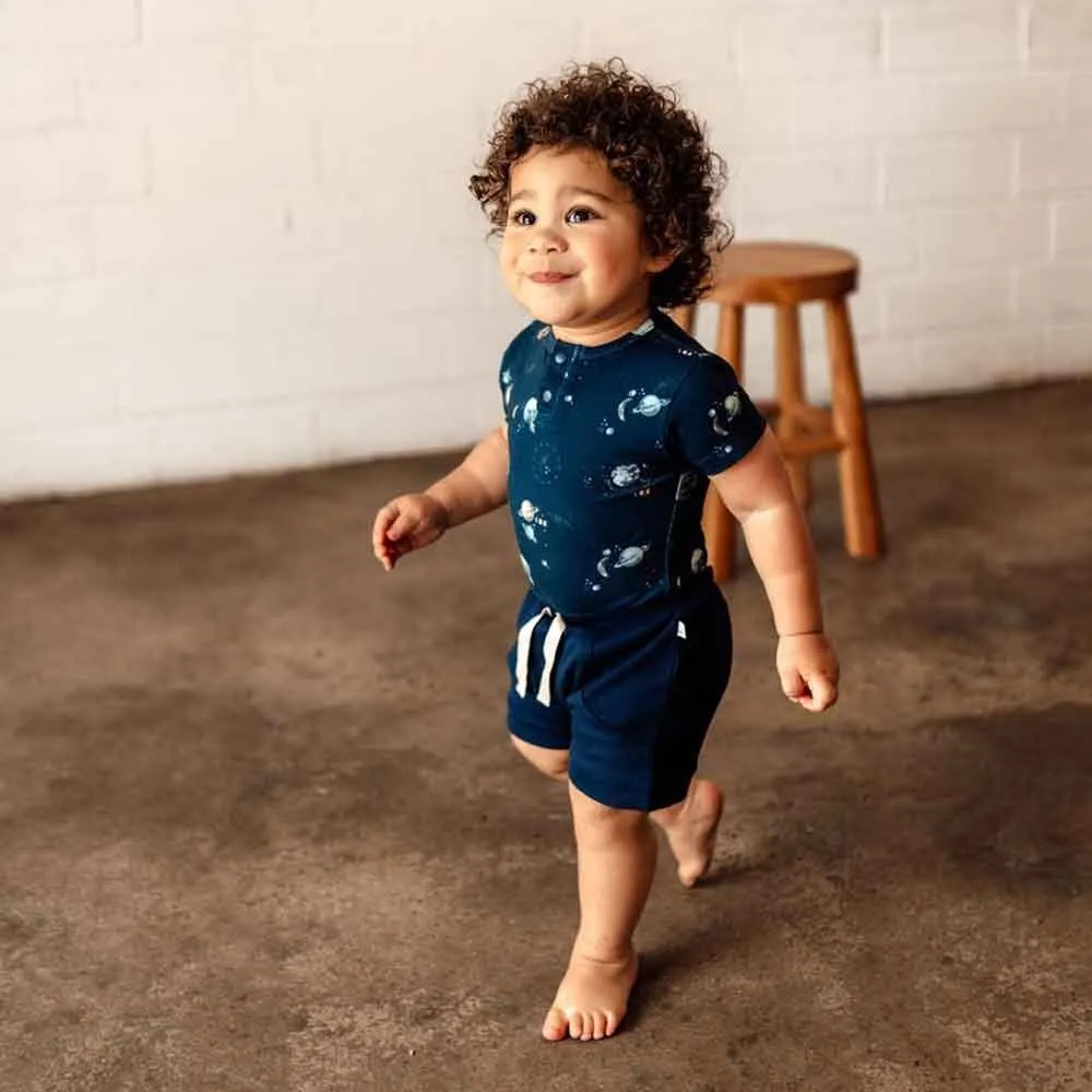 Milky Way Short Sleeve Organic Bodysuit