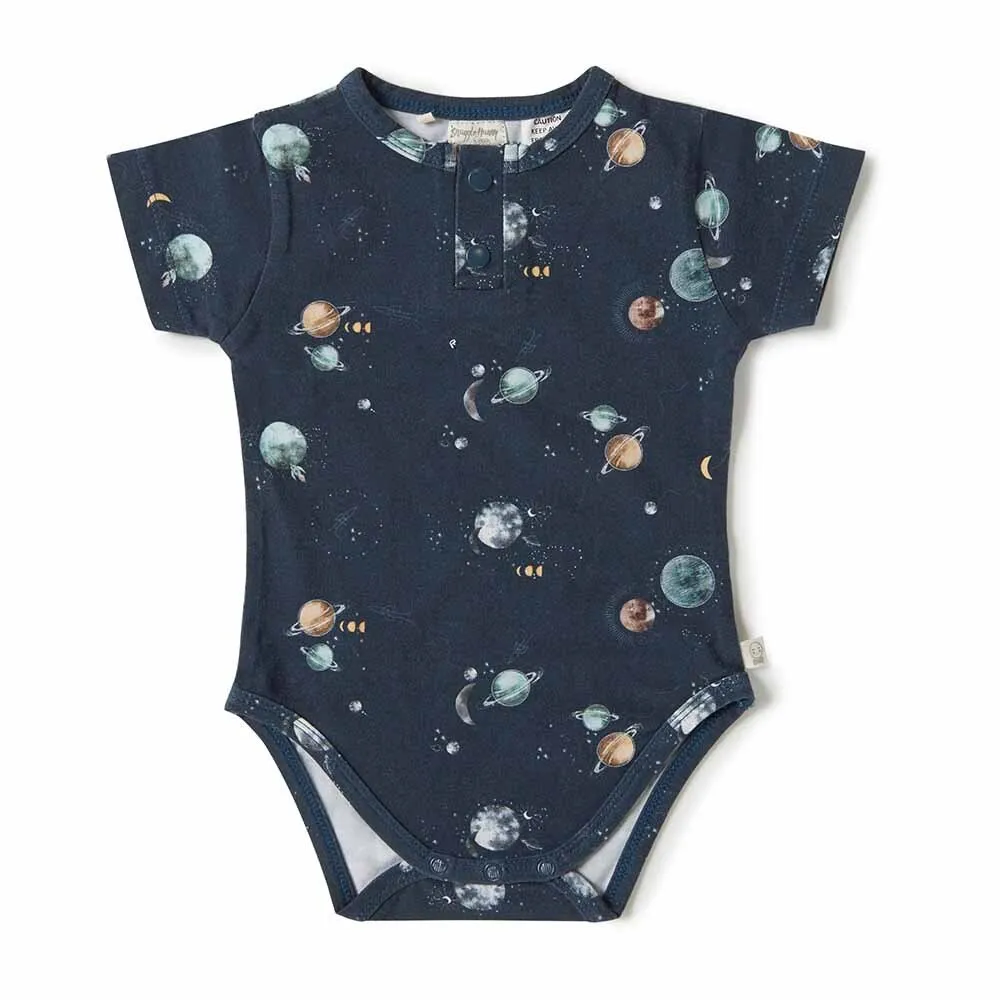 Milky Way Short Sleeve Organic Bodysuit