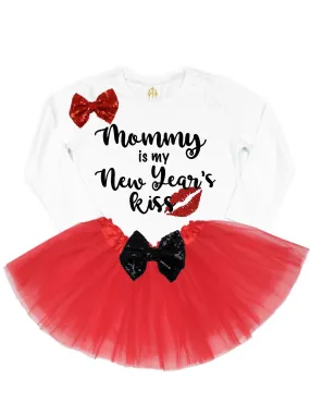 Mommy Is My New Year's Kiss Tutu Outfit