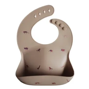 Mushie Bib- Safari Tan