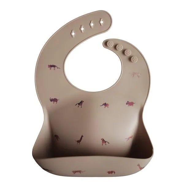 Mushie Bib- Safari Tan