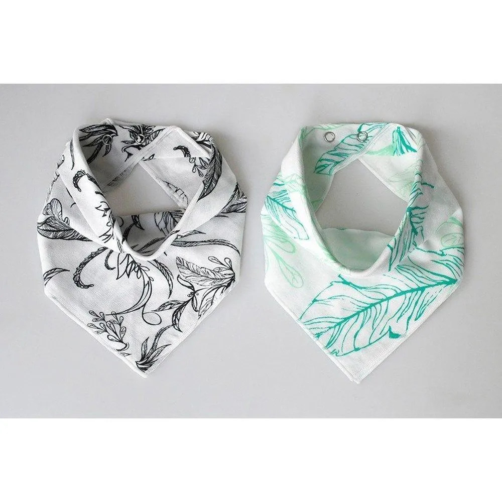 Nest Designs Two Pack Banana Baby Bibs