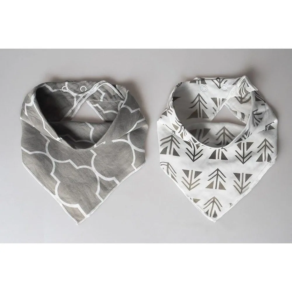 Nest Designs Two Pack Banana Baby Bibs