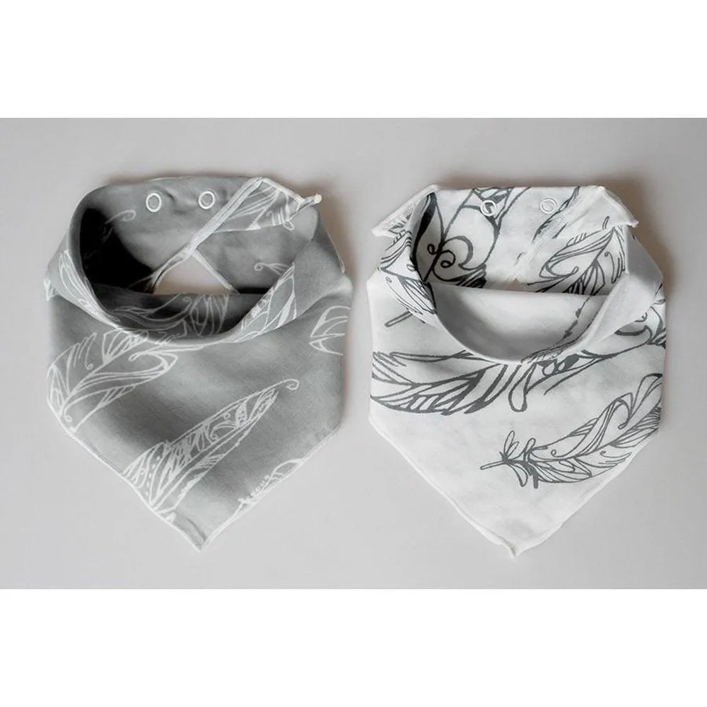 Nest Designs Two Pack Banana Baby Bibs