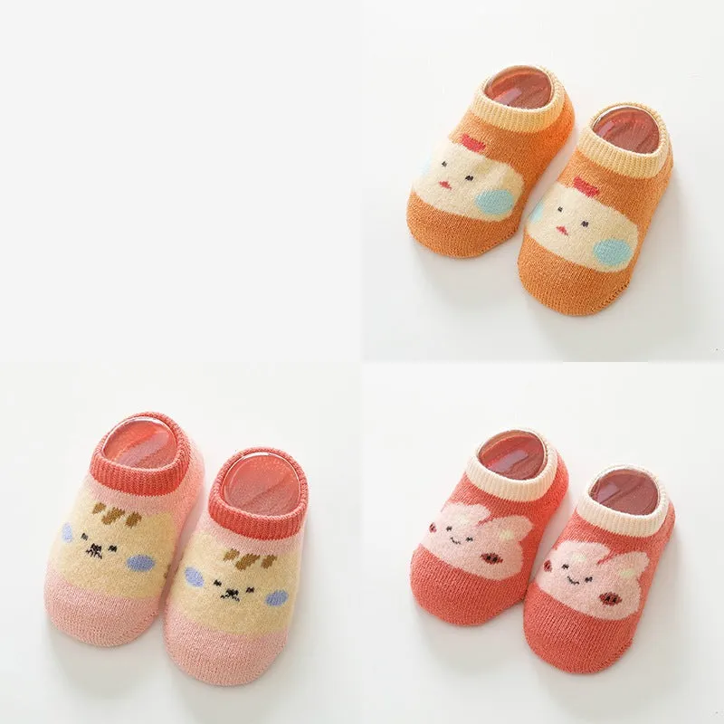 Non-Slip Baby Socks - 3 Packs
