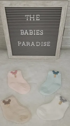 Organic Baby Mesh Breathable Children Socks, White/Pink/LightGreen/LightBlue/LightBrown, Newborn Socks, Baby Shower Gifts, Newborn Gifts