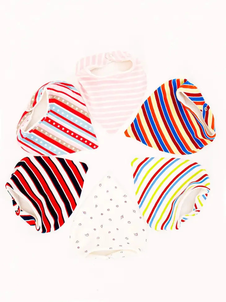 Organic Baby Scrappy Dribble Bib by Under the Nile - Random Print