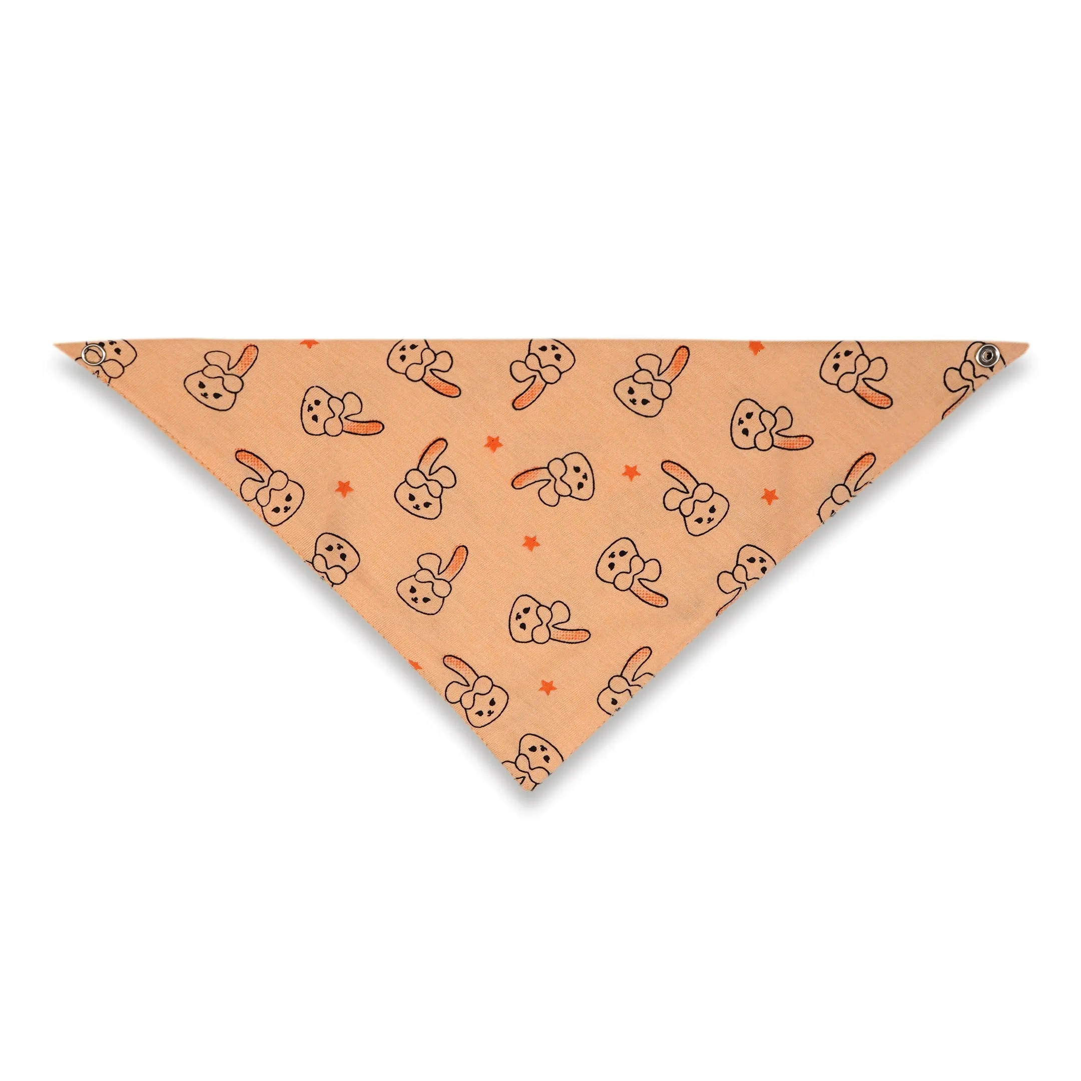 Pack Of 2 Baby Bandana Bib Printed Rabbit - Sunshine