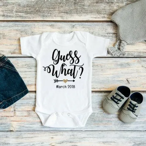 Pregnancy Announcement Baby Onesies