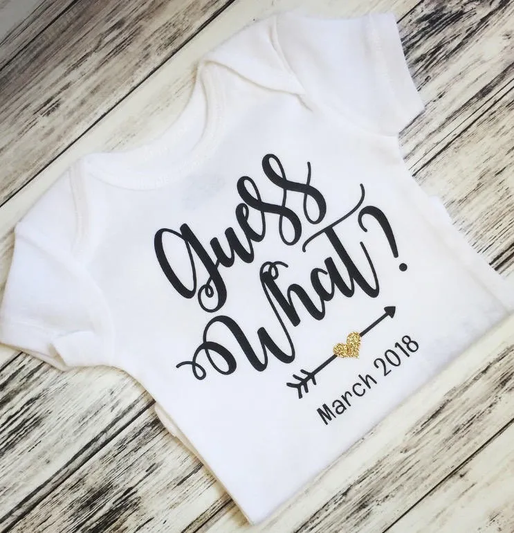 Pregnancy Announcement Baby Onesies