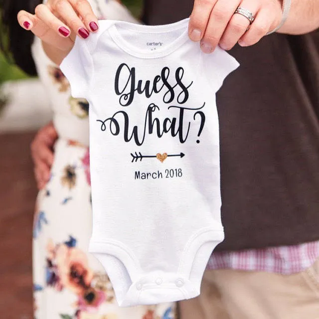Pregnancy Announcement Baby Onesies
