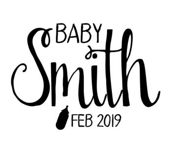 Pregnancy Announcement Bodysuit - Any Name