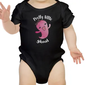 Pretty Little Ghoul Baby Black Bodysuit