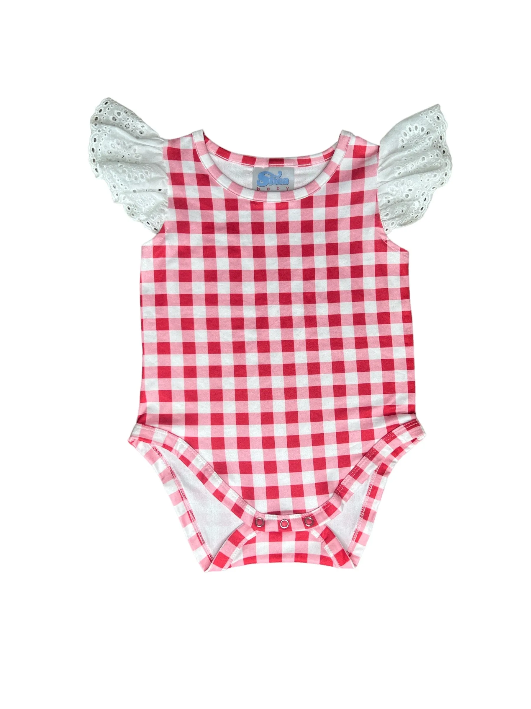 Red & White Onesie Baby (0-18M)